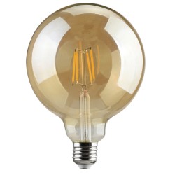 ΛΑΜΠΑ GLOBE LED G125 FILAMENT Ε27 6W WARM DIM.