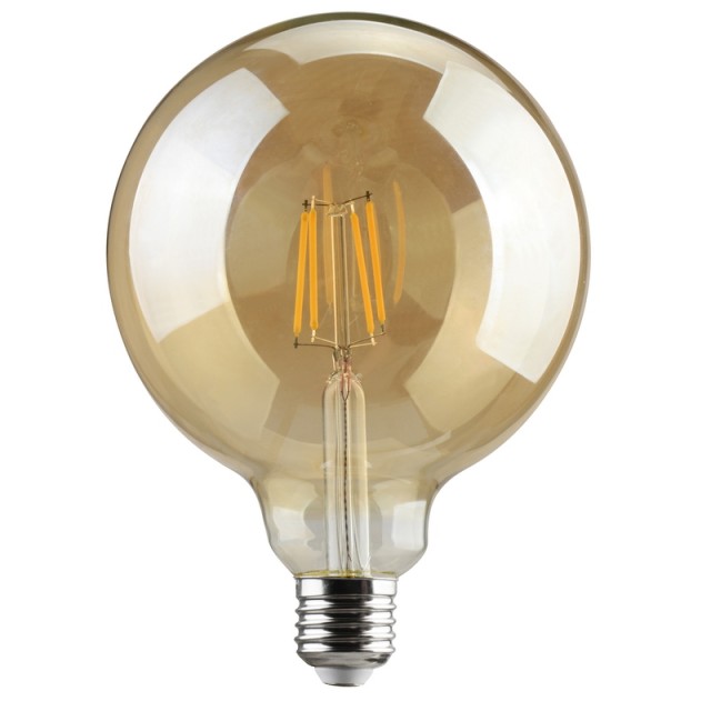 ΛΑΜΠΑ GLOBE LED G95 FILAMENT Ε27 6W DIM. WARM GOLDEN