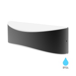 Απλίκα LED Μαύρη Pirus-S 10W 3000K IP54 Απλίκα LED Μαύρη Pirus-S 10W 3000K IP54