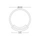 Απλίκα LED Λευκή Nela WL1-12W 3000K Απλίκα LED Λευκή Nela WL1-12W 3000K