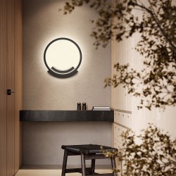 Απλίκα LED Μαύρη Nela WL1-12W 3000K Απλίκα LED Μαύρη Nela WL1-12W 3000K