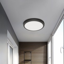 Πλαφονιέρα LED Στρογγυλή Μαύρη 20w 2000lm CCT (2 σε 1) Πλαφονιέρα LED Στρογγυλή Μαύρη 20w 2000lm CCT (2 σε 1)