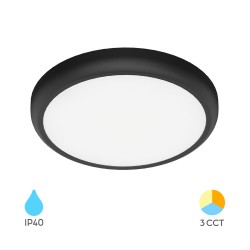 Πλαφονιέρα LED Στρογγυλή Μαύρη 20w 2000lm CCT (2 σε 1) Πλαφονιέρα LED Στρογγυλή Μαύρη 20w 2000lm CCT (2 σε 1)