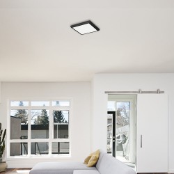 Πλαφονιέρα LED Τετράγωνη Μαύρη 20w 2000lm CCT (2 σε 1) Πλαφονιέρα LED Τετράγωνη Μαύρη 20w 2000lm CCT (2 σε 1)