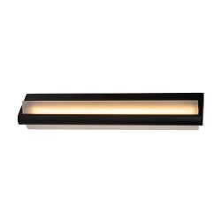 Lucide WANDA - Wall light Bathroom - LED - 1x15W 3000K - IP44 - Black