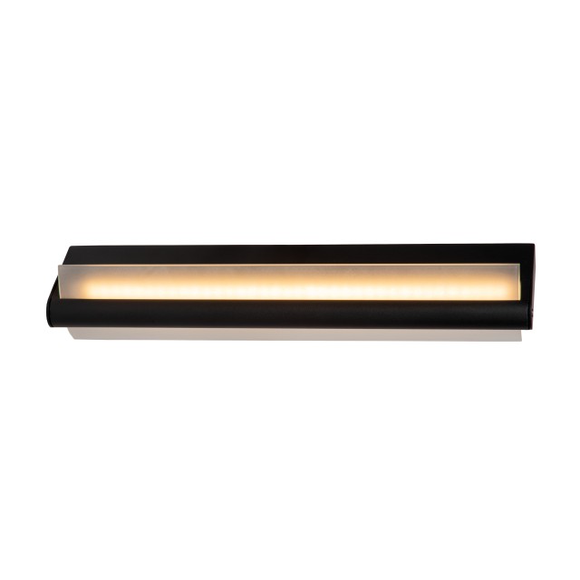 Lucide WANDA - Wall light Bathroom - LED - 1x15W 3000K - IP44 - Black