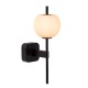 Lucide ELDA - Wall light Bathroom - 1xG9 - IP44 - Black