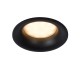 Lucide ZIVA - Recessed spotlight Bathroom - Ø 8,4 cm - 1xGU10 - IP44 - Black