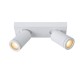 Lucide TAYLOR - Ceiling spotlight Bathroom - LED Dim to warm - GU10 - 2x5W 2200K/3000K - IP44 - White