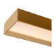 Lucide ALEXA - Wall light Bathroom - LED - 1x8W 3000K - IP44 - Matt Gold / Brass
