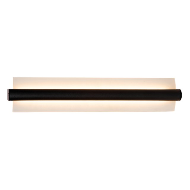 Lucide WANDA - Wall light Bathroom - LED - 1x15W 3000K - IP44 - Black