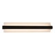 Lucide WANDA - Wall light Bathroom - LED - 1x15W 3000K - IP44 - Black