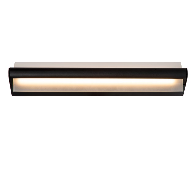 Lucide WANDA - Wall light Bathroom - LED - 1x15W 3000K - IP44 - Black