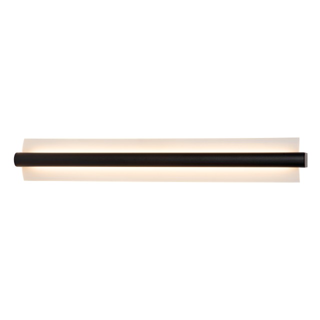 Lucide WANDA - Wall light Bathroom - LED - 1x19W 3000K - IP44 - Black
