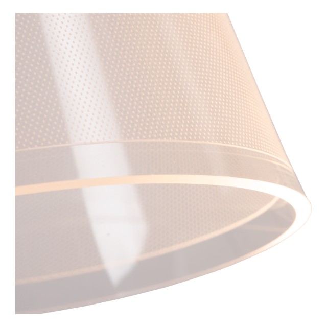 Lucide KORGIS - Wall light Bathroom - LED - 1x10W 3000K - IP44 - Transparant