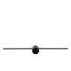 Lucide MIZAR - Wall light Bathroom - LED - 1x6W 2700K - IP44 - Black