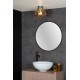 Lucide LORENA - Flush ceiling light Bathroom - Ø 23 cm - 1xE27 - IP44 - Amber