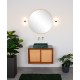 Lucide JESSE - Wall light Bathroom - 2xG9 - IP44 - Black