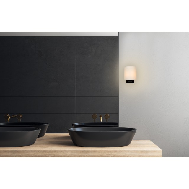 Lucide JENNO - Wall light Bathroom - 1xG9 - IP44 - Black