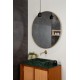 Lucide PRESTON - Pendant light Bathroom - Ø 10 cm - 1xGU10 - IP44 - Black