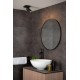 Lucide TAYLOR - Ceiling spotlight Bathroom - LED Dim to warm - GU10 - 1x5W 2200K/3000K - IP44 - Black