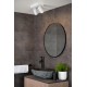 Lucide TAYLOR - Ceiling spotlight Bathroom - LED Dim to warm - GU10 - 2x5W 2200K/3000K - IP44 - White