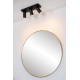 Lucide TAYLOR - Ceiling spotlight Bathroom - LED Dim to warm - GU10 - 3x5W 2200K/3000K - IP44 - Black