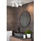 Lucide TAYLOR - Ceiling spotlight Bathroom - LED Dim to warm - GU10 - 4x5W 2200K/3000K - IP44 - White