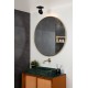 Lucide PRESTON - Ceiling spotlight Bathroom - 1xGU10 - IP44 - Black