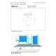 Lucide PRESTON - Ceiling spotlight Bathroom - 1xGU10 - IP44 - White