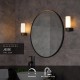Lucide JESSE - Wall light Bathroom - 1xG9 - IP44 - Black