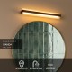 Lucide WANDA - Wall light Bathroom - LED - 1x19W 3000K - IP44 - Black