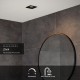 Lucide ZIVA - Recessed spotlight Bathroom - 1xGU10 - IP44 - Black