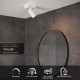Lucide TAYLOR - Ceiling spotlight Bathroom - LED Dim to warm - GU10 - 1x5W 2200K/3000K - IP44 - White
