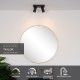 Lucide TAYLOR - Ceiling spotlight Bathroom - LED Dim to warm - GU10 - 2x5W 2200K/3000K - IP44 - Black