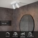 Lucide TAYLOR - Ceiling spotlight Bathroom - LED Dim to warm - GU10 - 2x5W 2200K/3000K - IP44 - White