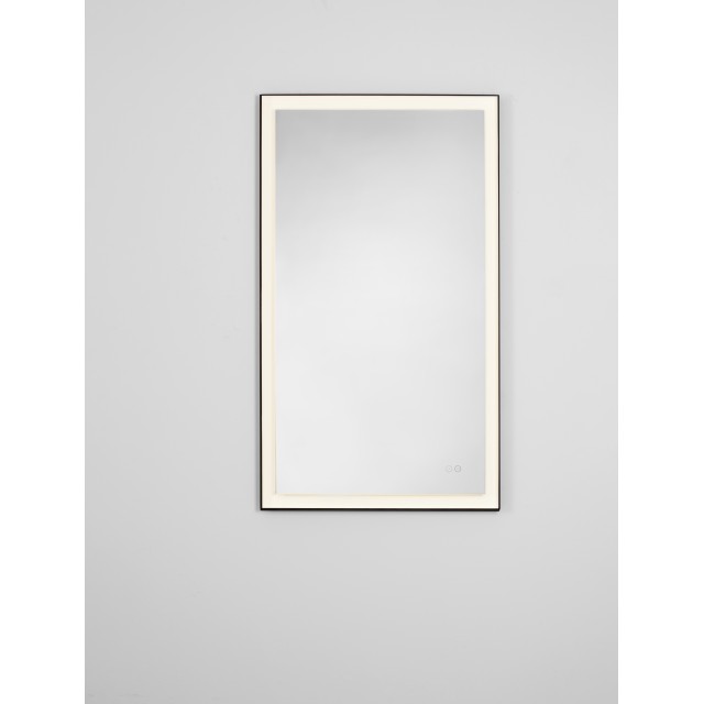 Sandy Black Aluminium & Mirror Glass