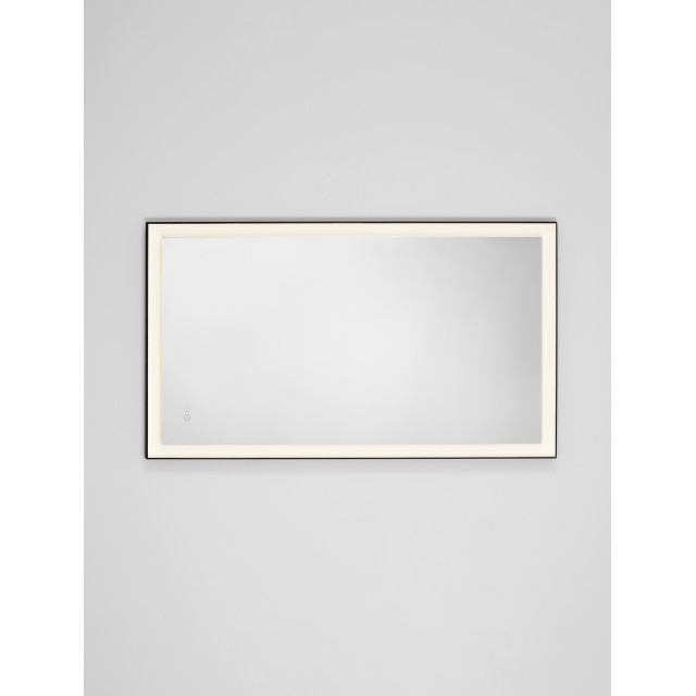 Sandy Black Aluminium & Mirror Glass