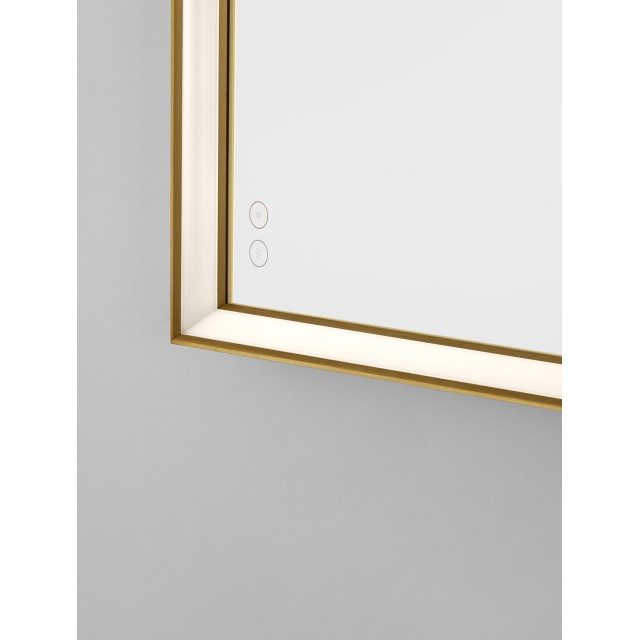 Anodized Gold Aluminium & Glass