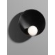 Sandy Black Steel & Opal Glass