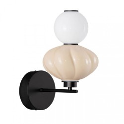 Απλίκα Oneta Κεραμική Μπεζ LED 8W 9009162 Nova Luce