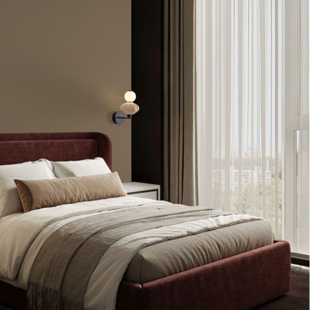 Απλίκα Oneta Κεραμική Μπεζ LED 8W 9009162 Nova Luce