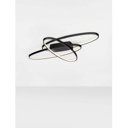 Triac Dimmable Matt Black Aluminium, Steel & Silicone