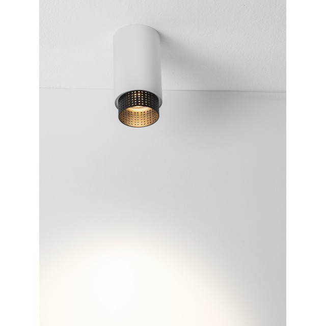 Sandy White & Black Aluminium