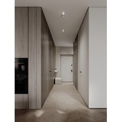 Sandy White & Black Aluminium