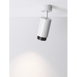 Sandy White & Black Aluminium