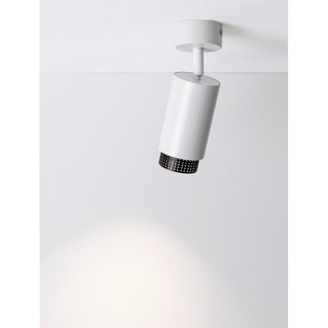 Sandy White & Black Aluminium