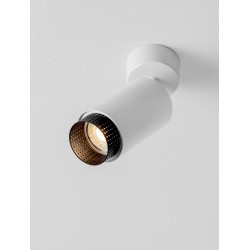 Sandy White & Black Aluminium
