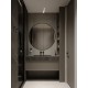 Sandy White Aluminium & Frosted Acrylic