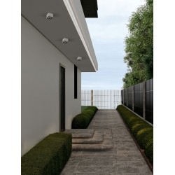 Sandy White Aluminium & Glass